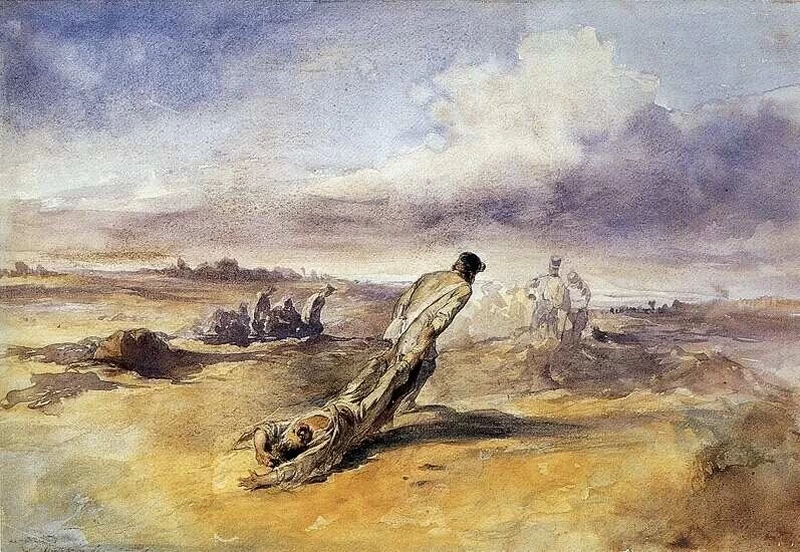 Sepoltura dei caduti